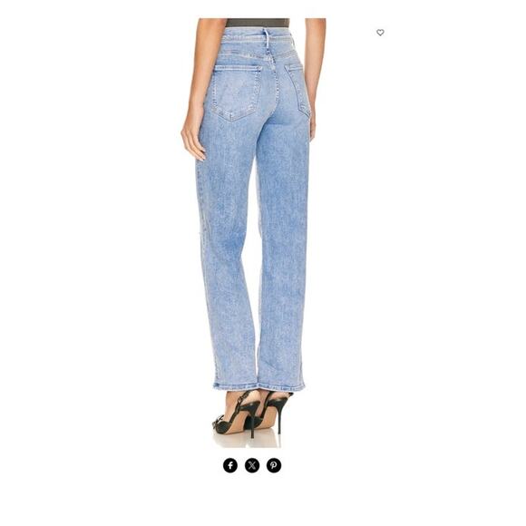 MOTHER SUPERIOR High Waist Jeans The Maven Skimp in Ropin n Rollin NWT - Picture 13 of 13